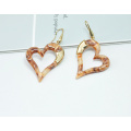 2020 2021 Custom simple fish hook ear jewelry for women Acrylic dangle heart earrings